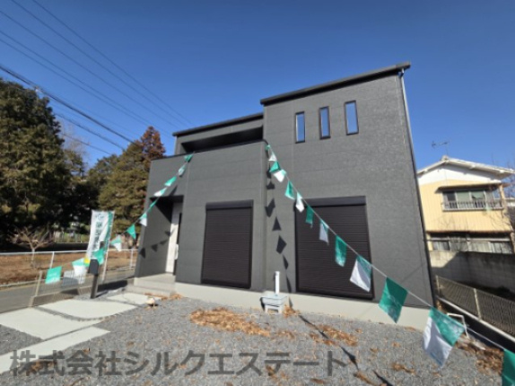 新築　太田市東別所町第8期　1号棟の外観|現地写真　2025年11月完成！随時ご内覧可能です。お気軽にご連絡ください！