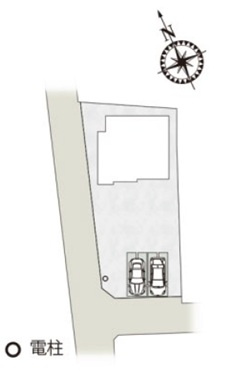 新築　太田市東別所町第8期　1号棟の区画図|全1区画の物件です。土地約61坪。