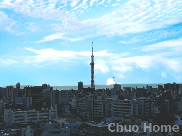 モア・クレスト荒川公園ソレーユ館の展望|手を伸ばせば、ふれることが出来そうな環境が、そのままインテリアになったような印象です。その豊かな眺望にふさわしい空間には、通風・採光にも優れ、心地よい光と風があふれています