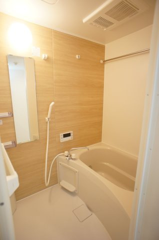 クオーレ田喜野井の浴室|日々の疲れを癒すお風呂付です