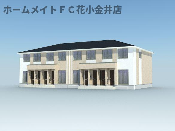 【外観】 | レヴメゾン神山参番館 | 完成予想図