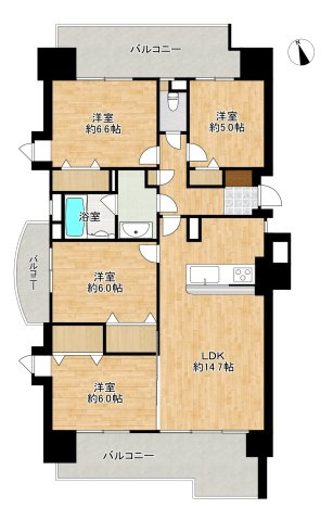 ダイアパレス萩野町の間取り