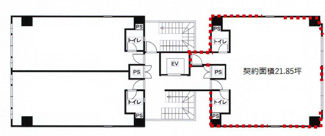 【間取り】 | AXIS南船場ビル | AXIS南船場ビル　間取り
