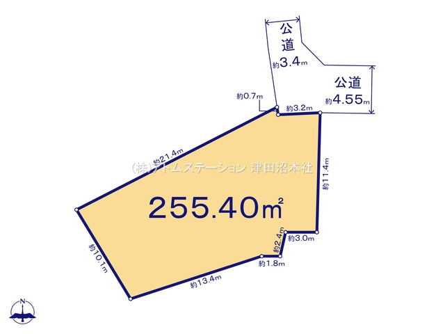 【土地図】 | アトムセレクト八千代市大和田　土地