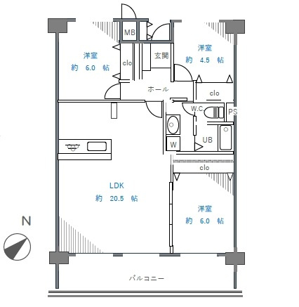 【間取り】の画像
