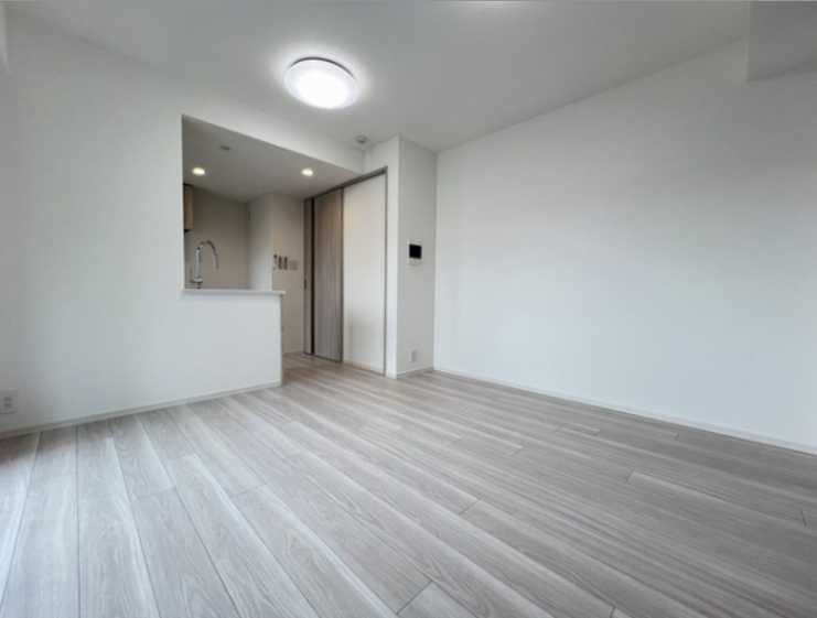 ベルファース三軒茶屋　ネット無料　礼金0　オートロックの居間・リビング