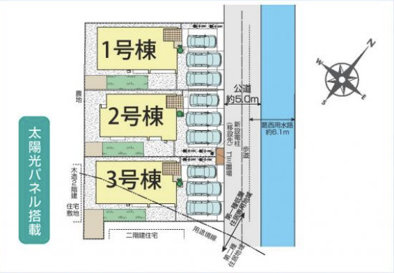 【区画図】 | 久喜市青毛3丁目　新築戸建　全3棟　1号棟