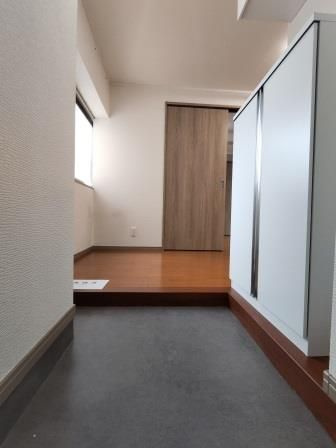 メタセコイヤマンションの玄関