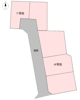 【区画図】 | 建築条件付き宅地　高知市鴨部２丁目①号地 | １号地です