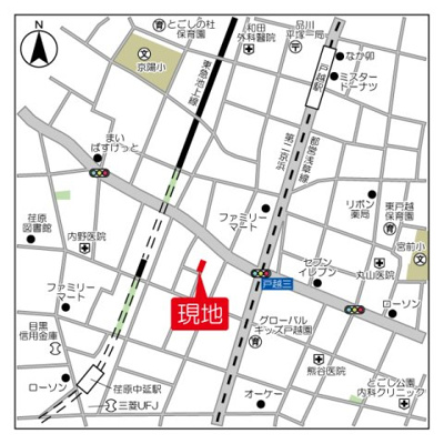 【地図】 | ディームス品川戸越Ⅱ