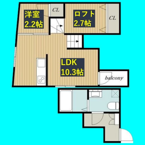ソリッド千種の間取り