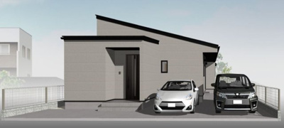 【外観】 | 建築条件付き宅地　高知市鴨部２丁目④号地 | イメージです