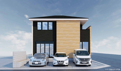 【外観パース】 | 大和市福田10期 新築戸建 全1棟