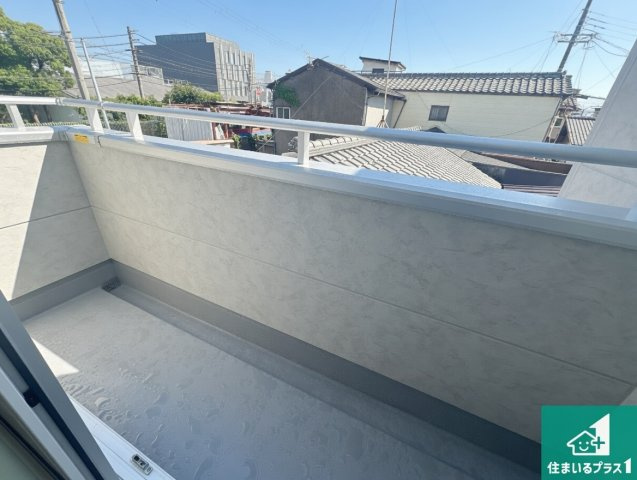 尼崎市今福　新築一戸建てのバルコニー|日当たりのよいバルコニー！お部屋が開放的に！