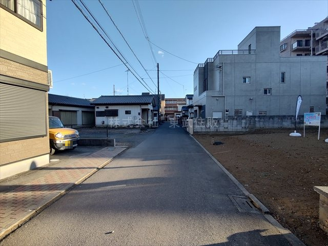 【前面道路含む現地写真】 | 川越市笠幡 | 都市ガス・本下水
