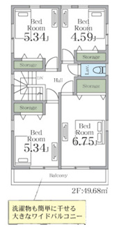 【間取り】 | さいたま市岩槻区平林寺　新築分譲住宅
