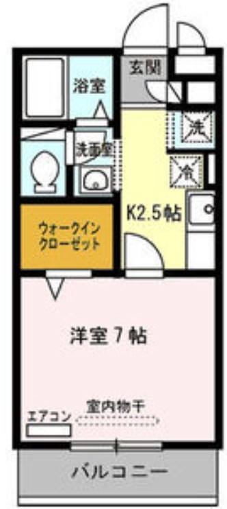 セジュールオッツ八戸ノ里の間取り
