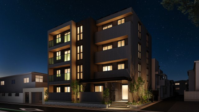 （仮称）浦和区岸町４丁目メゾンのエントランス