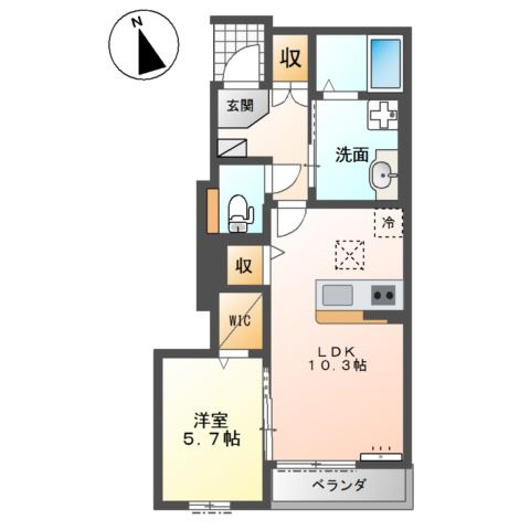 コンフォート６の間取り