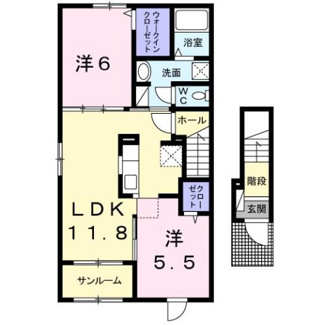 【間取り】 | チェリー　ミル　Ｆ