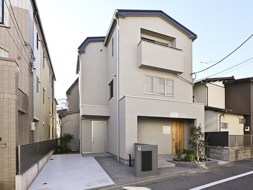 目黒区下目黒6丁目　戸建の外観|おしゃれな外観です