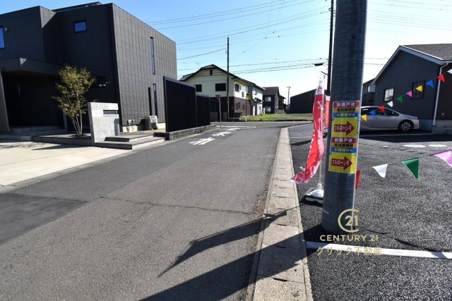Cradlegarden　 ひたちなか市平磯遠原町　第2　3の前面道路含む現地写真|現地撮影（2026年4月）