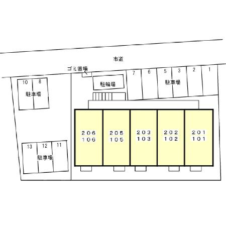 ロイヤルサントビーの区画図