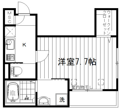 仮称）西落合１丁目メゾンの間取り