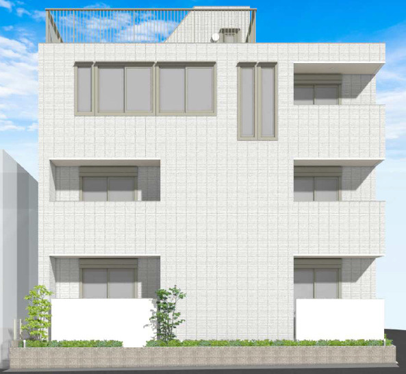 仮称）西落合１丁目メゾンの外観パース