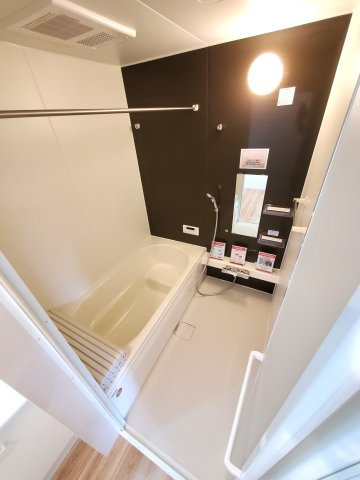 三郷市　戸ケ崎1丁目　新築戸建　全4棟の浴室|お風呂で日々の疲れを落としましょう