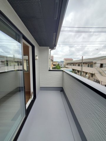 三郷市　戸ケ崎1丁目　新築戸建　全4棟のバルコニー|陽当たり良好なバルコニーです