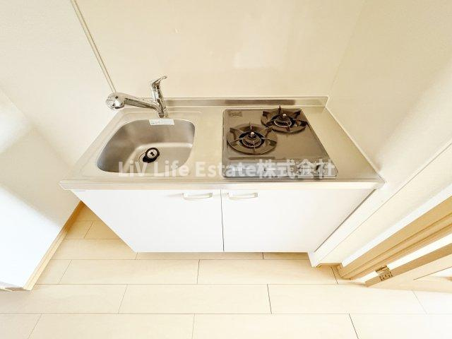 東大和市芋窪５丁目のアパートのキッチン