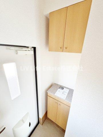 東大和市芋窪５丁目のアパートの収納