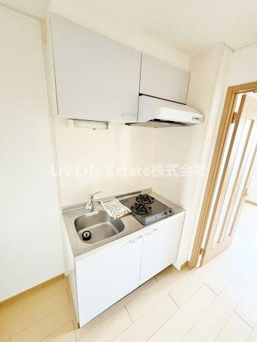 東大和市芋窪５丁目のアパートのキッチン