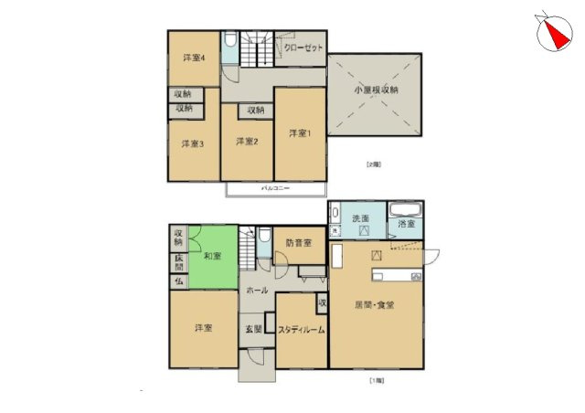 加東市南山３丁目の中古一戸建の間取り