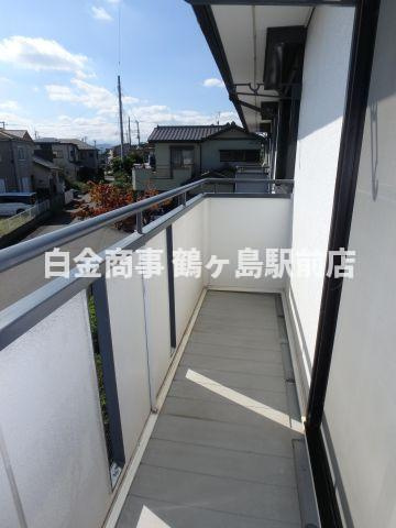 リヴェール高沢Ａのバルコニー
