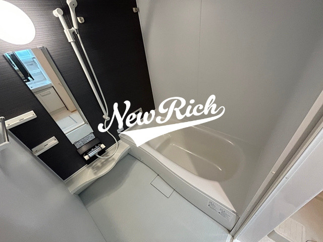 高崎市貝沢町のアパートの浴室