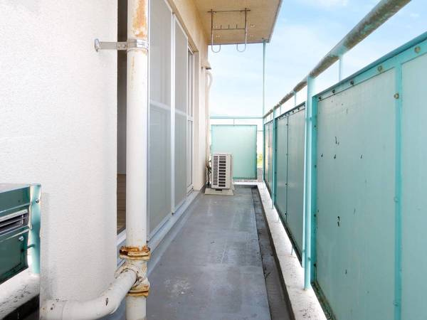 ビレッジハウス直方1号棟のバルコニー|ビレッジハウスの同一物件・同一タイプの間取りの写真です