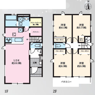 平塚市豊田宮下3期　新築戸建　全2棟2号棟