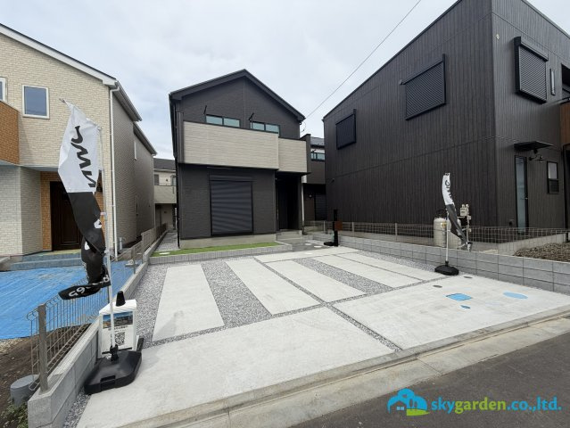 平塚市豊田宮下3期　新築戸建　全2棟2号棟の外観