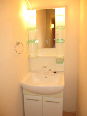 【洗面所】 | リビングタウン南花島 Ａ | 洗髪洗面台（２Ｆ）