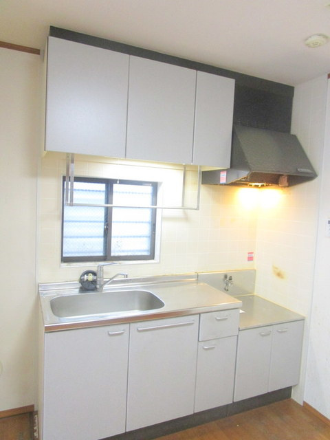 カーサマキのキッチン|ガス２口設置可キッチン