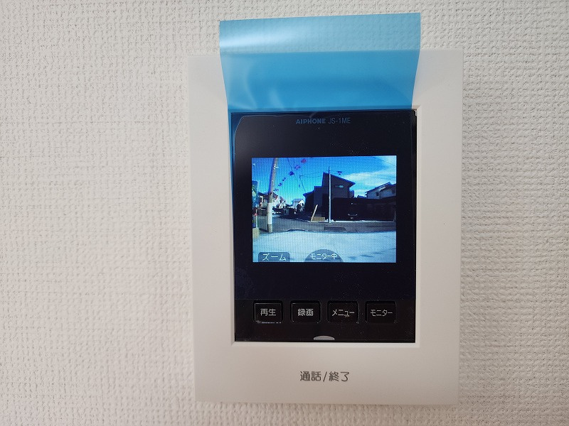 ハートフルタウン 高崎市双葉町 A号棟の防犯設備|現地撮影
