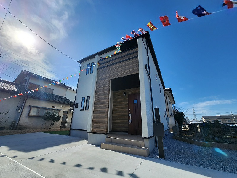 ハートフルタウン 高崎市双葉町 A号棟の外観|現地撮影