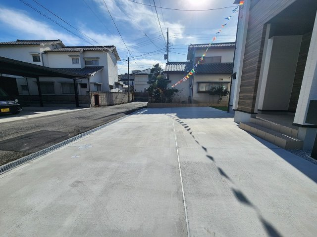 ハートフルタウン 高崎市双葉町 A号棟の駐車場|現地撮影