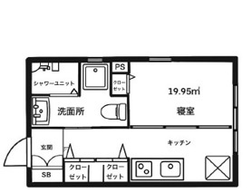 グレース京都二条の間取り