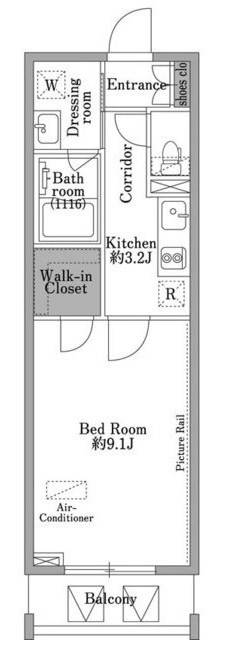 パークウッドレジデンス日本橋の間取り