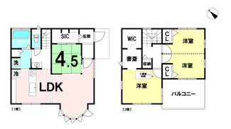 【間取り】 | 守山市播磨田町　中古戸建
