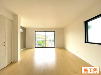 【居間・リビング】 | 新築分譲住宅　全１邸　横浜市戸塚区柏尾町 | リビング