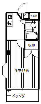 メゾンカワイの間取り